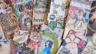 AWESOME Master Board into CREATIVE Junk Journal Tags For Gina Makes It DT 2