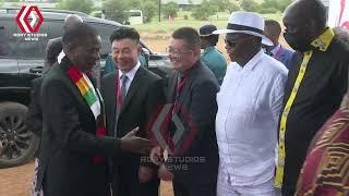 President Mnangagwa's arrival in Beitbridge