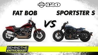 2023 Fat Bob 114 v.s. Sportster S (Comparison) | Behind The Enthusiast