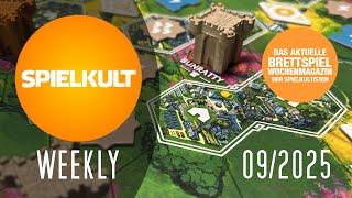 Weekly 09/2025 // Brettspiel-Reviews, Spieletreff, Vorschau