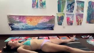 40min Yoga Class for Hips, Deep and Juicy Stretching in the Art Studio