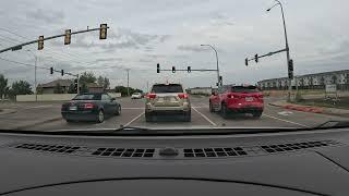 Evening Driving Sioux Falls, South Dakota 4k: 57th St│USA│September 2023