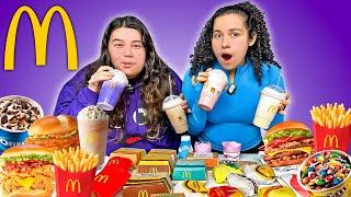 Huge McDonald's Mukbang!! Trying and Rating Everything on the McDonald's Menu!!