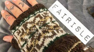 This Witch Knits....Fairisle Knitting - Getting Ready For Autum 