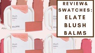 REVIEW & SWATCHES: ELATE COSMETICS BLUSH BALMS | Integrity Botanicals