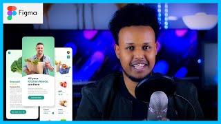 Grocery Mobile App UI Design - Figma Somali Tutorial