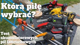 TEST - PIŁA ŁAŃCUCHOWA AKUMULATOROWA 6" DO GAŁĘZI (Majster, Red Technic, Wuber, Imoum, Delphi).