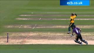 Fletcher guns down Yorkshire - Highlights of Notts Outlaws v Yorkshire Vikings