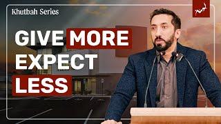 Allah’s Promise to Those Who Give Without Hesitation | Khutbah by Nouman Ali Khan | Virginia, US