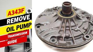 Automatic transmission oil pump removal