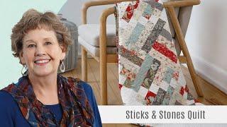 How to Make a Sticks and Stones Quilt - Free Quilting Tutorial