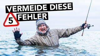 Die 5 häufigsten FEHLER beim Angeln auf Meerforelle im Winter (+ 5 Tipps)