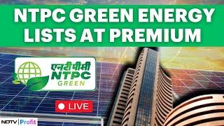 NTPC Green Listing LIVE | NTPC Green NSE Share Price | Stock Market Trading LIVE