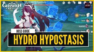 Genshin Impact - How To Solo Hydro Hypostasis [Boss Guide]