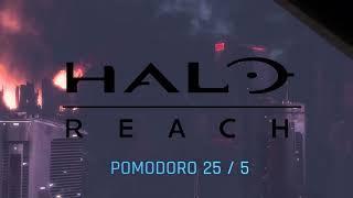 Study in New Alexandria | Halo Reach Pomodoro Timer | 25/5 [2hr] [4K]