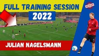 FC Bayern Munich / Full Training Session By Julian Nagelsmann(2022)