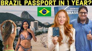 Can You Get BRAZIL PASSPORT In 1 Year? 