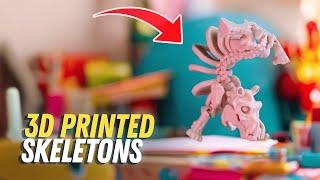 3D Printed Skeletons - SAFARI