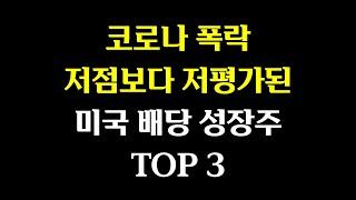 저평가된 미국 배당 성장주 TOP 3