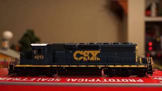 Review: Scale Trains SD40-3 CSX Lok Sound