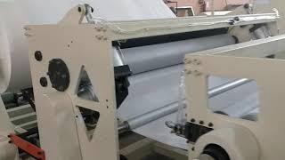 Automatic maxi roll toilet paper perforated embossing rewinding machine