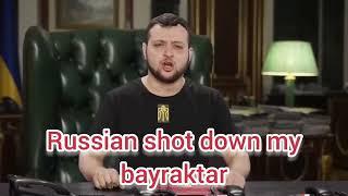 Russian shot down my bayraktar - I sign the surrender - ( music video )