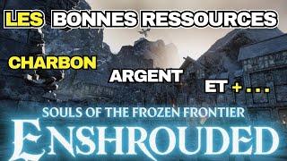 Enshrouded : Souls of the frozen frontier: les meilleurs mines d'argent et de charbon et plus ...