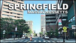 SPRINGFIELD Massachusetts Downtown Driving Tour