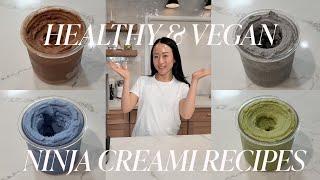  EASY & HEALTHY Ninja Creami Ice Cream Recipes | Vegan, Dairy Free, and High Protein with Collagen