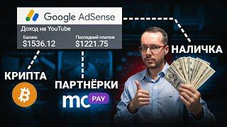 Все способы вывода денег с YouTube 2025