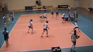 Brazil National Volleyball Team - Training Service / Reception / Defense