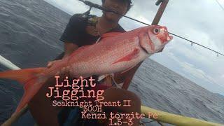 Light Jigging Using Seaknight Treant II and Kenzi Torzite Pe 1.5-3 | Light Jigging Palawan