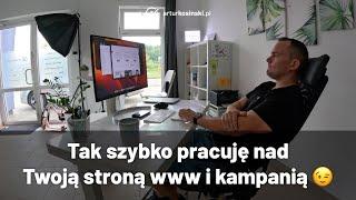  Zobacz, jak szybko pracuję nad Twoją stroną www i kampanią internetową