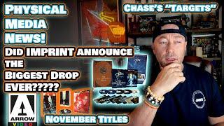 Physical Media News! IMPRINT's SHOCKING 4k Drop! + ARROW November Titles