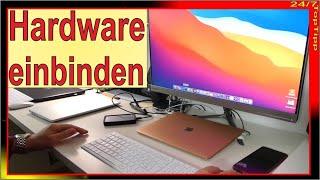 Mein erster Mac [ Apple MacBook Air M1 ] Windows Wechsel zu Apple macOS - Teil 3 Hardware einbinden