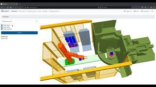 Web-Based open source digital twin for machine tending (ZeroClamp GmbH)