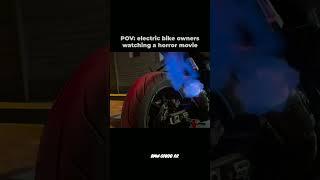 BMW S1000 God level back fire   RRPOV: Electric BK owners watching a horror movie#bmw #shortvideo