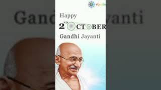 Happy Gandhi jayanti October 2/10/2024