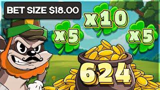 I Tried 1000 SPINS On LE BANDIT SLOT!! (10x CLOVER)