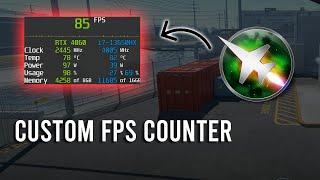 How to Setup a Custom FPS Counter | MSI Afterburner