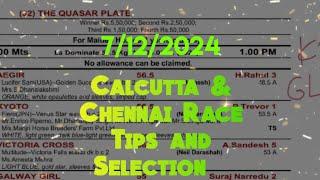 Calcutta & Chennai Race Tips and Selection || The South India 1000 Guineas (Grade 2)