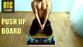 Push Up Board with Handle Bars - Best Home Gym Equipment for Workout Exercises