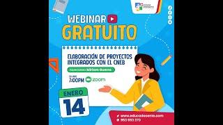 Curso Gratuito: "Elaboracion de Proyectos Integrados con el CNEB" Primaria