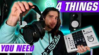 How to Start Producing Music for Beginners (The Only 4 Pieces of Equipment You Need)