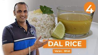 Learn to Cook-Basics #4 Dal & Rice (Varan Bhat Recipe)|How to Cook Rice Perfectly in Pressure Cooker