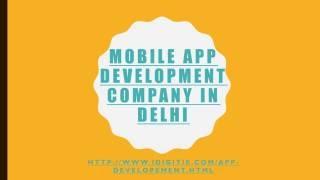 Mobile App Development Company in Delhi