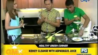 Asparagus Juice for kidney cleansing