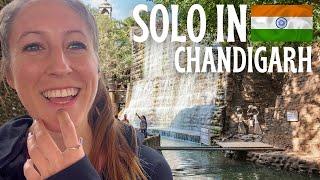 First Time in CHANDIGARH  Solo India Travel Vlog: Sukhna Lake, Rock Garden, Sector 17, Elante Mall