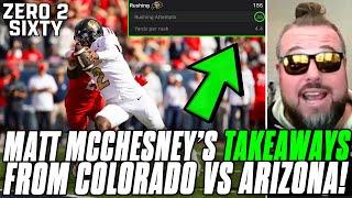 Matt McChesney's TAKEAWAYS From Colorado vs. Arizona!