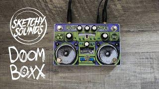 Sketchy Sounds Doom Boxx Octave Distortion & Boost Guitar Pedal Video Demo